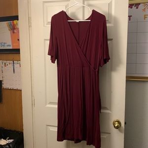 Maroon dress